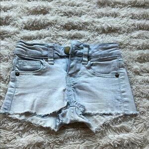 GB girls Blue Denim Shorts Distressed Hem